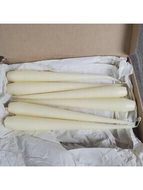 Ester + Erik White Taper Candles  Set of 6